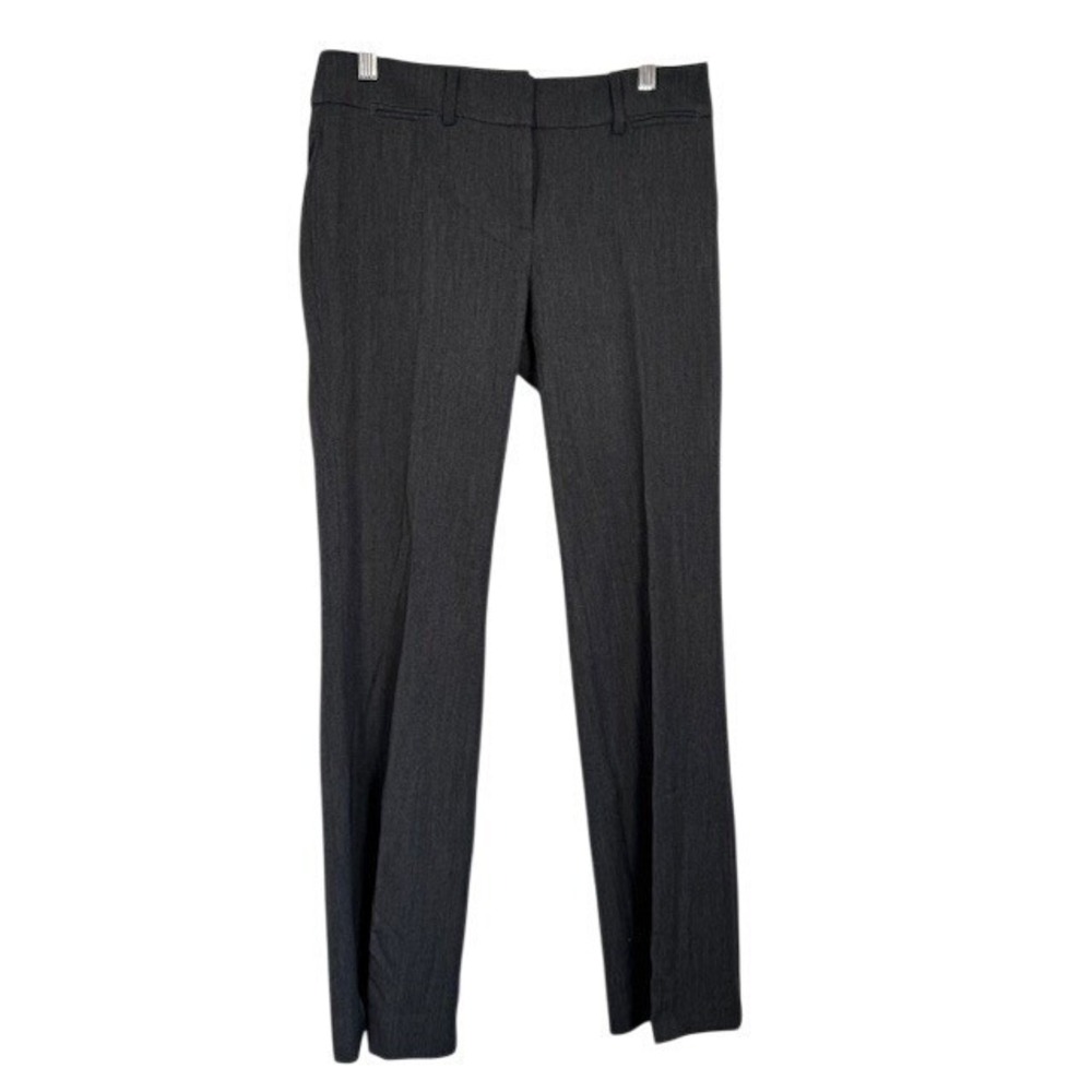 NWT LOFT‎ Outlet Petite Original Fit Dress Trouser Pants Gray 0P Straight Leg